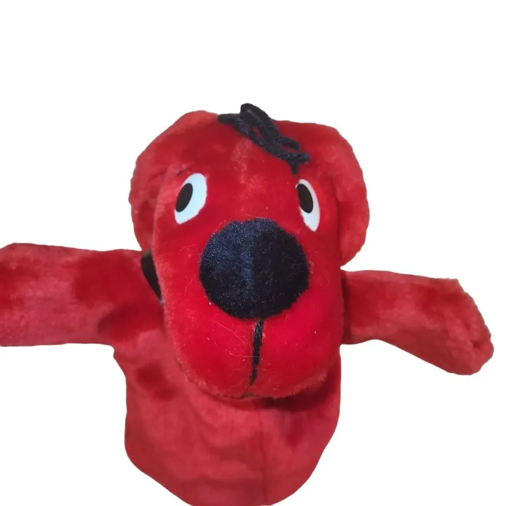 Vintage Scholastic Clifford Plush Hand Puppet Red Dog Merry Makers 1995‎ 9
